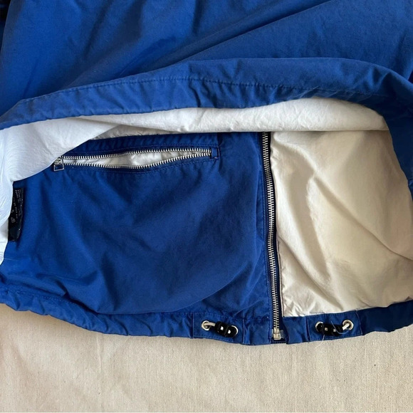 Vintage Nautica Lightweight Blue Jacket with Hidden Hoodie Size Medium - Picture 9 of 13